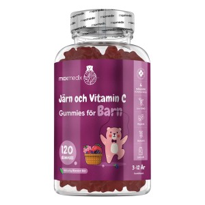 Järn och Vitamin C Gummies för barn