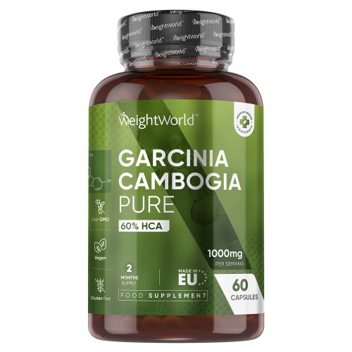 Garcinia Cambogia 1000mg, 60 kapsler - Aptitdämpande kosttillskott - Vegansk