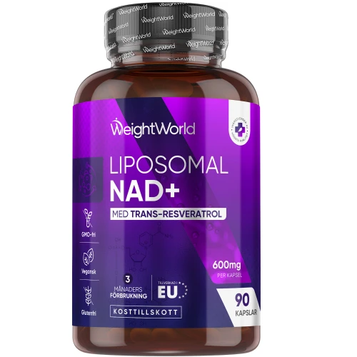 Köp Liposomal NAD+, 90 kapslar | WeightWorld