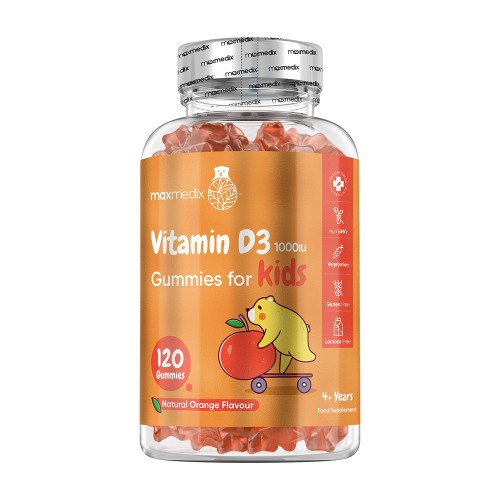 Vitamin D3 vingummin för barn 120 st, 1000IE - För barn mellan 4-12 år
