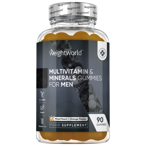 Köp Mutlivitamin Gummies för män 90 st | För hälsa och välmående