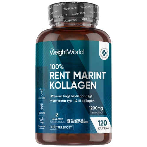 Marine Collagen 1170 mg, 120 kapslar för 2 månader - WeightWorld