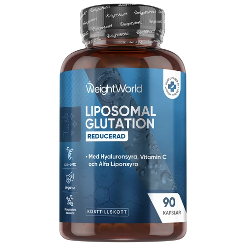 Liposomal Glutathione Komplex, 90 kapslar - L-Glutation med hyaluronsyra, vitamin C och alfa-liponsyra