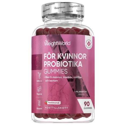 Köp Probiotika Gummies för kvinnor, 90 st | WeightWorld