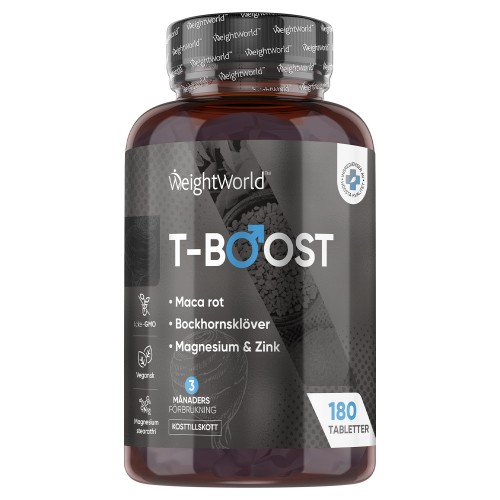 T-Boost 180 tabletter, Med maca, zink, selen och magnesium
