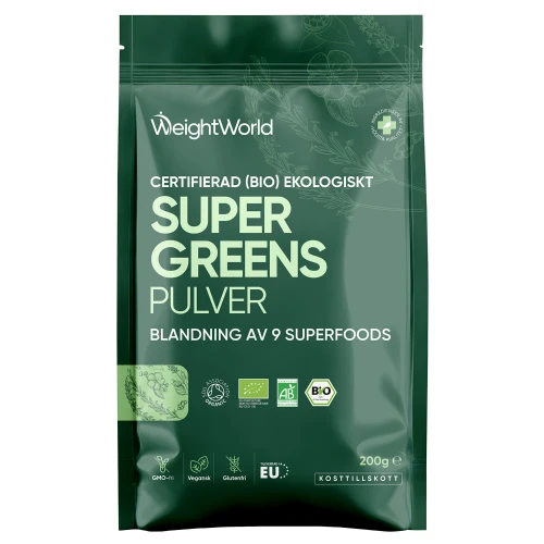 Superfood Pulver, 200g - Ekologiskt pulvertillskott med fibrer och proteiner - Vegan