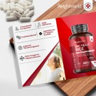 En beskrivningsbok om att man kan få 100% Nöjdhetsgaranti och lite annat om man köper Röda Jäst Ris kapslar från WeightWorld