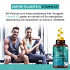 Billiga kalcium tabletter, med magnesium, zink och vitamin D3 för hälsa och välmående