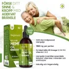 Bilden visar fördelarna med WeightWorlds hampaolja