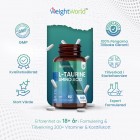 Taurin kosttillskott som stöttar återhämtningen och därför kan stötta resultat i gymmet.