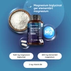 En burk av WeightWorlds Magnesiumglycinat med text som beskriver mängden av ingredienserna i produkten