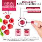 Visar information om WeightWorlds Zinc Gummies smak